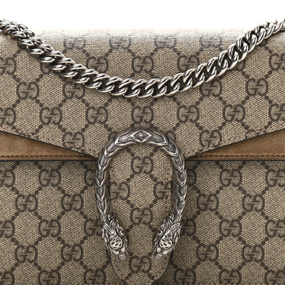 Gucci GG Supreme Monogram Small Dionysus Shoulder Bag Taupe 8 of 10