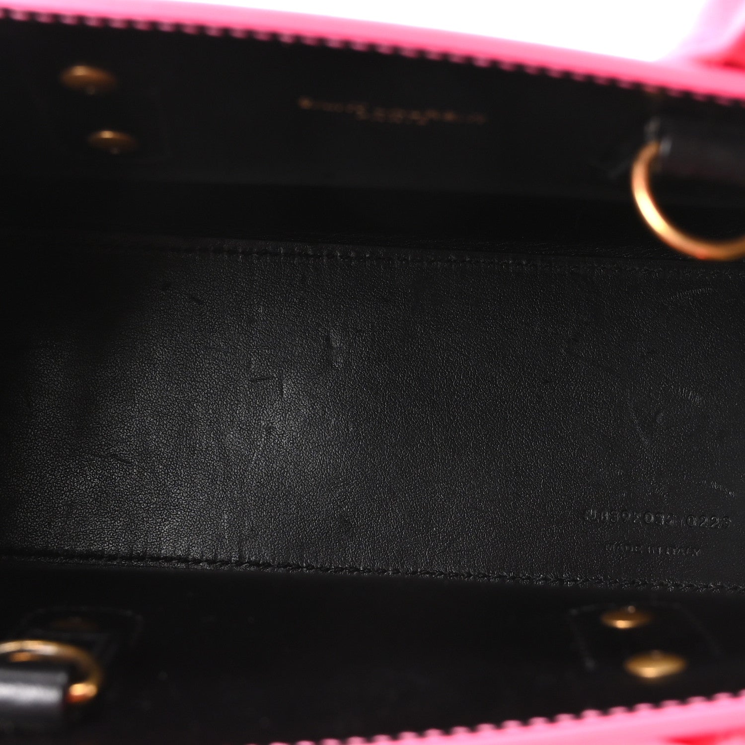 Saint Laurent Grained Calfskin Nano Sac De Jour Fluo Pink 5 of 10
