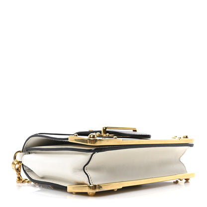 Prada City Calf Saffiano Cahier Bag Talco Black 4 of 10
