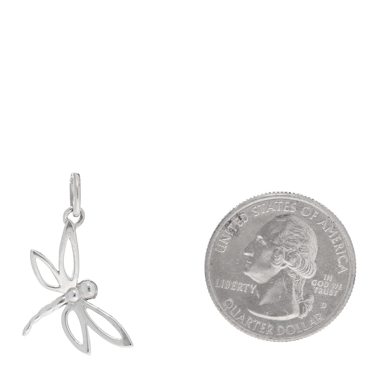 Tiffany Sterling Silver Dragonfly Charm 2 of 4