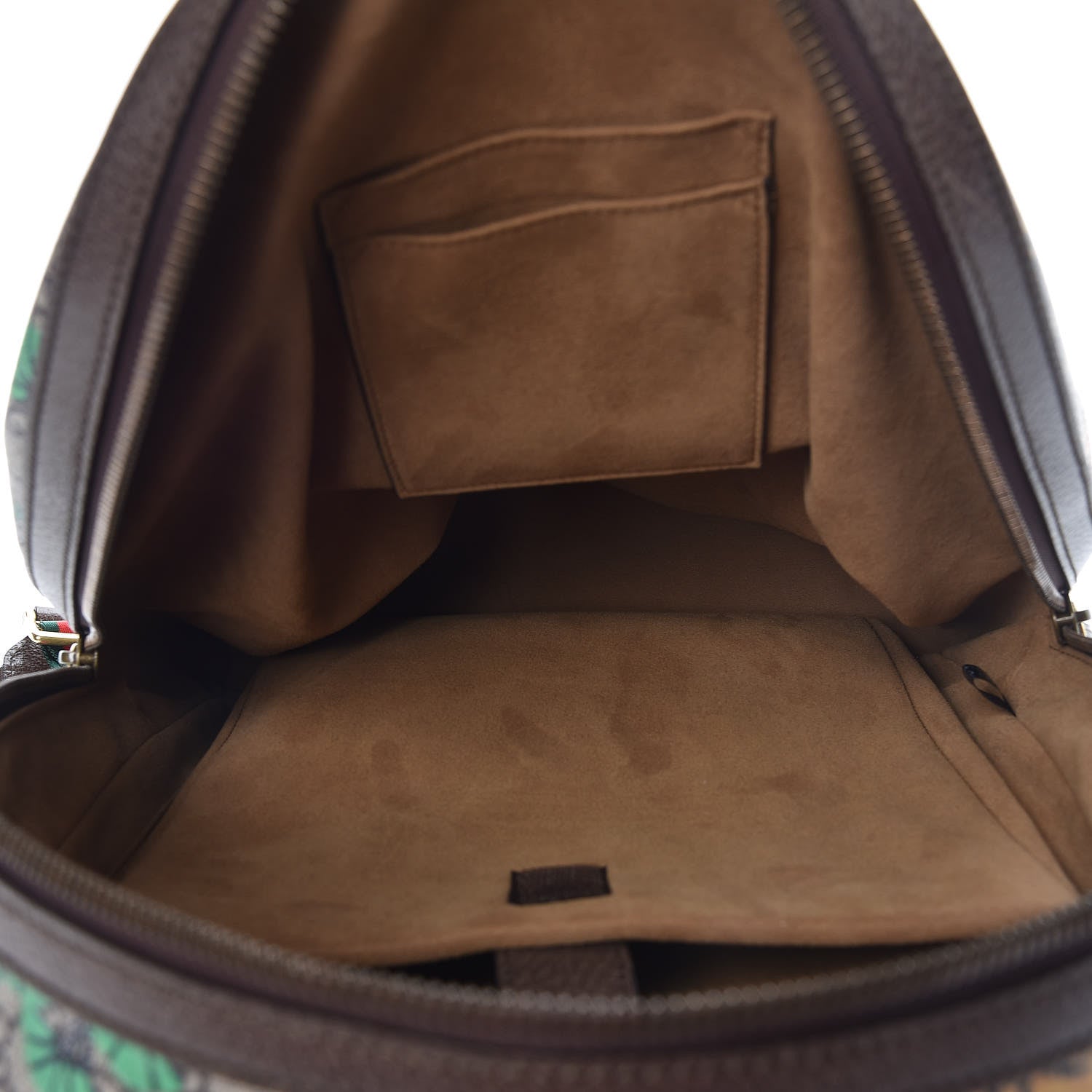 Gucci GG Supreme Monogram Bengal Web Day Backpack Beige Yard 5 of 9