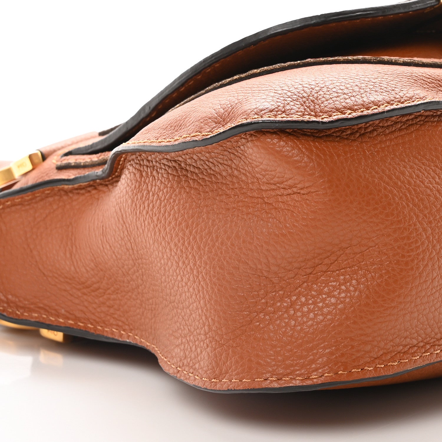 Chloe Calfskin Small Marcie Satchel Tan 9 of 10
