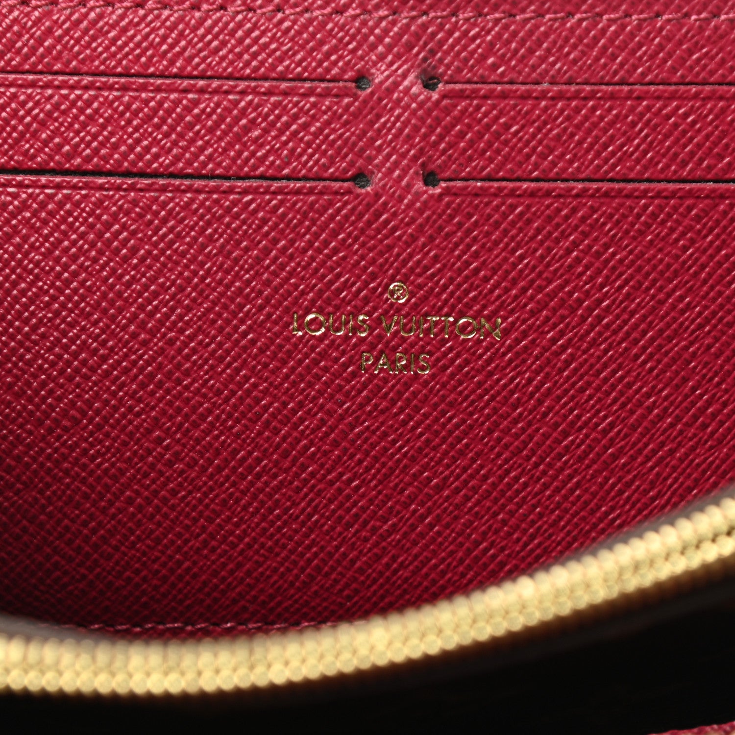 Louis Vuitton Monogram Clemence Wallet Fuchsia 6 of 7
