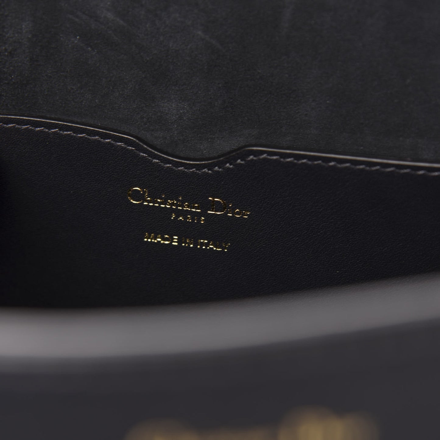 Smooth Calfskin Studded DiorAvenue Bag Navy