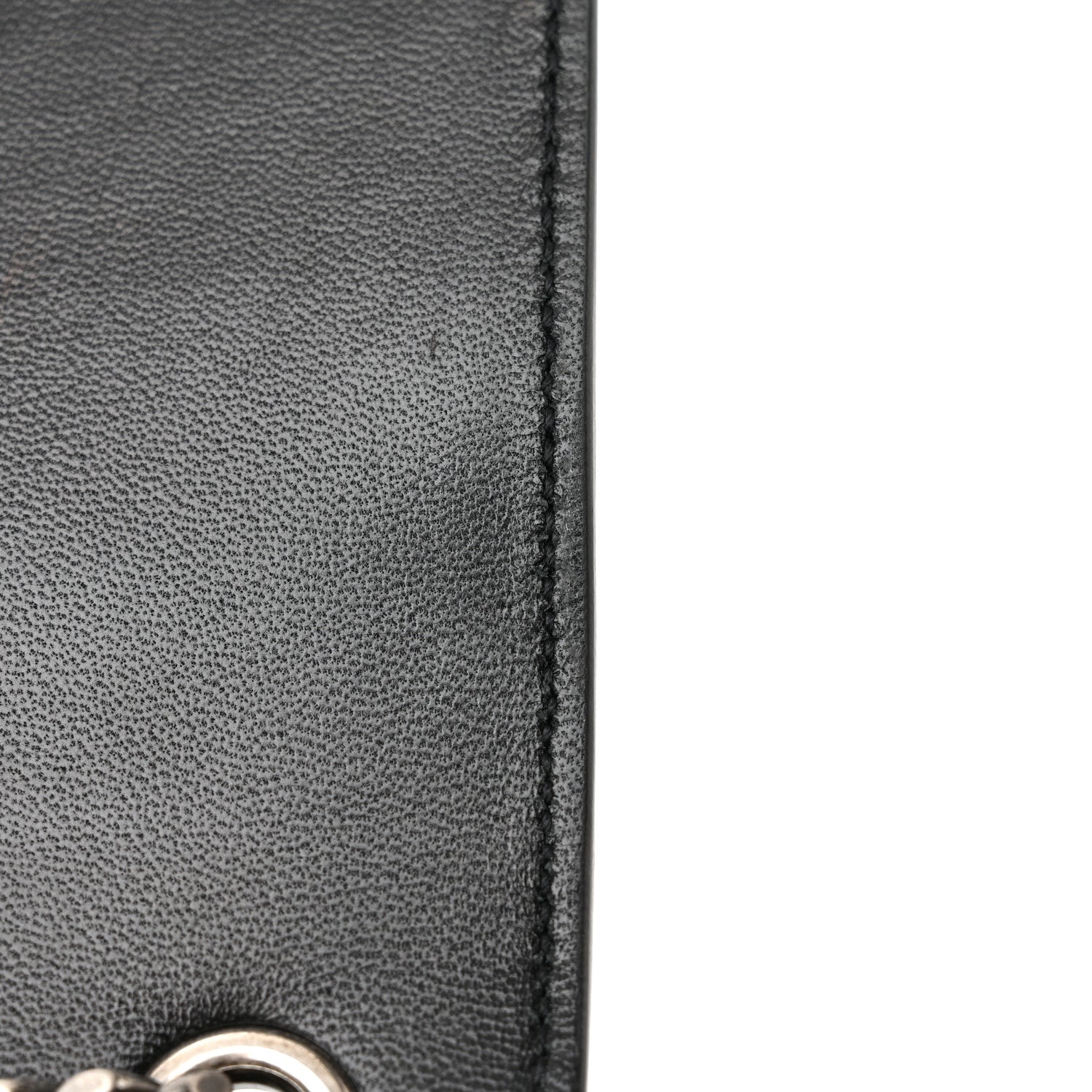 Saint Laurent Suede Small Monogram Stone Studded Kate Satchel Black Turquoise Coral 12 of 17