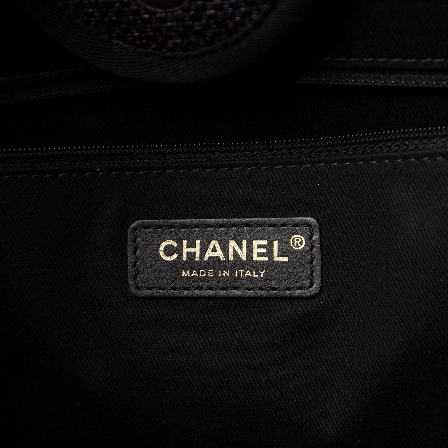 Chanel Woven Straw Raffia Medium Deauville Tote Black 8 of 11