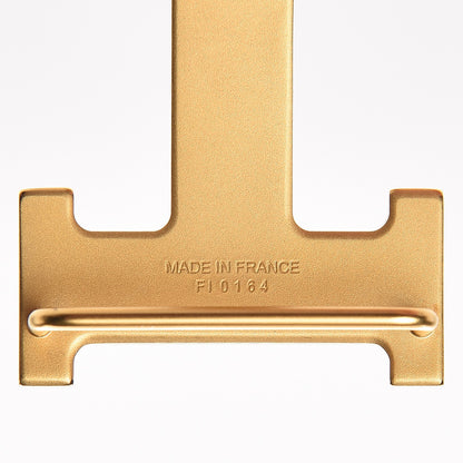 Hermes Brushed 32mm H Belt Buckle Gold 4 of 4