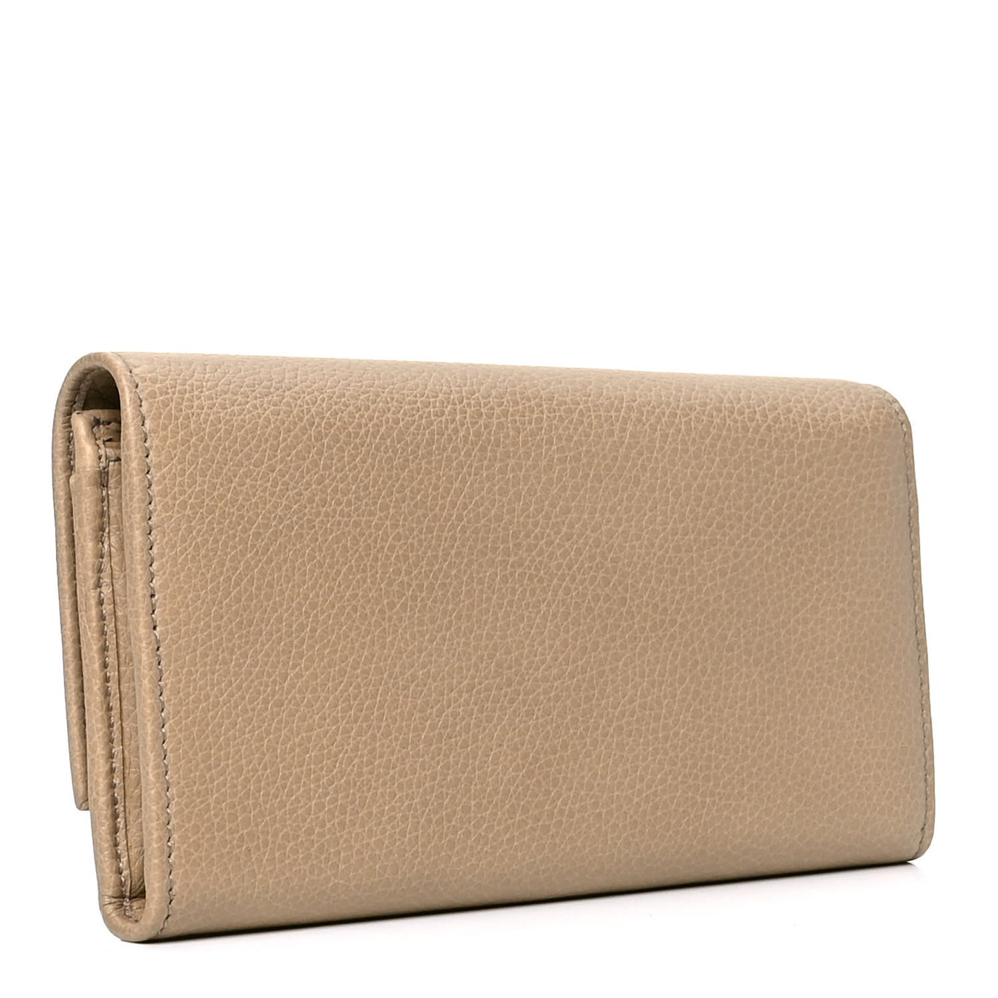 Pebbled Calfskin Soho Large Continental Wallet Camelia