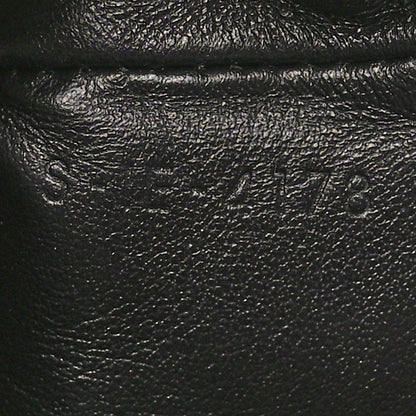 Celine Calfskin Quilted C Charm Pouch Black 8 of 11