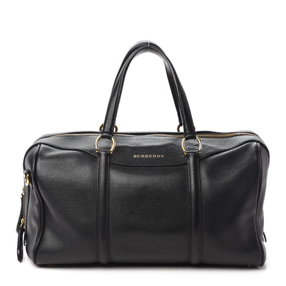 Burberry Derby Calfskin Medium Alchester Bowling Bag Black 1 of 9