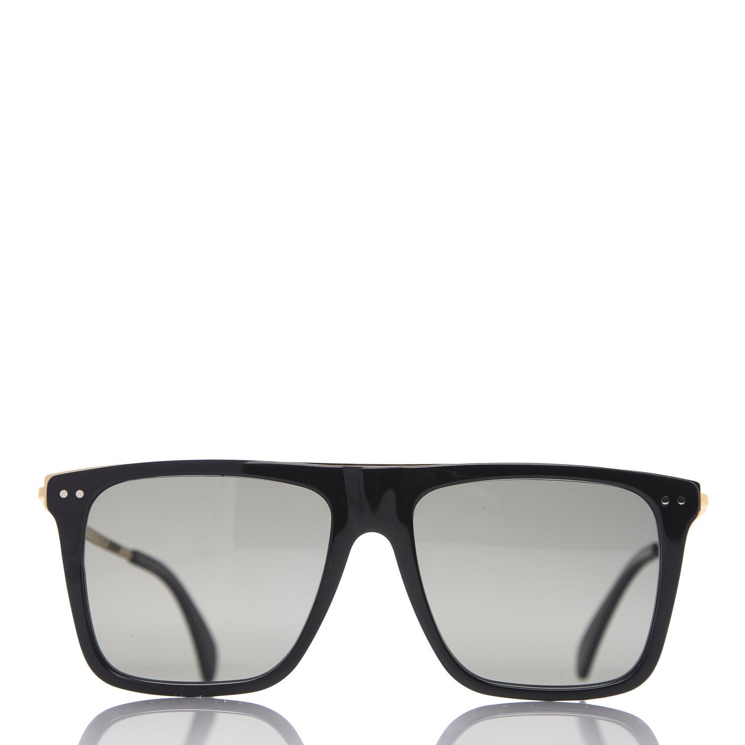 Celine Flat Top Sunglasses CL40015I Black Gold 3 of 6