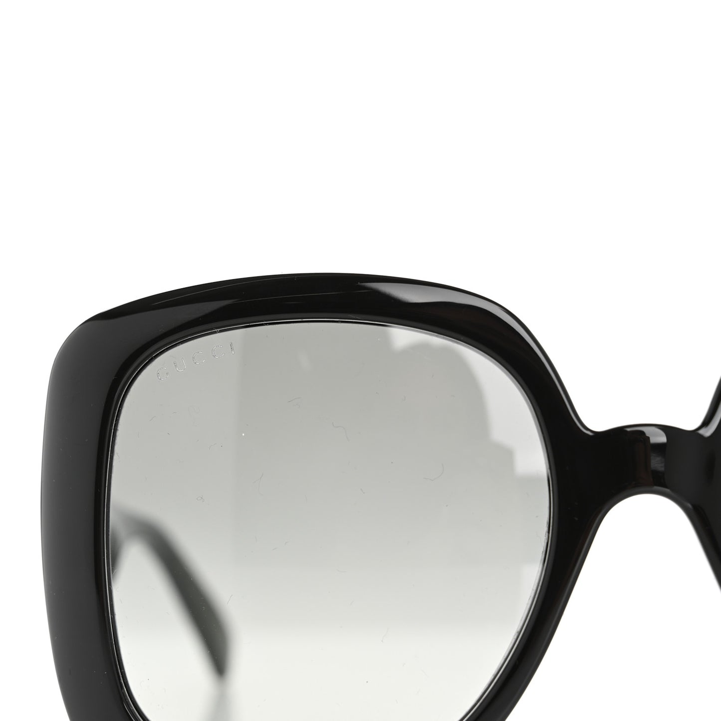 Acetate Square GG Web Sunglasses GG0713S Black