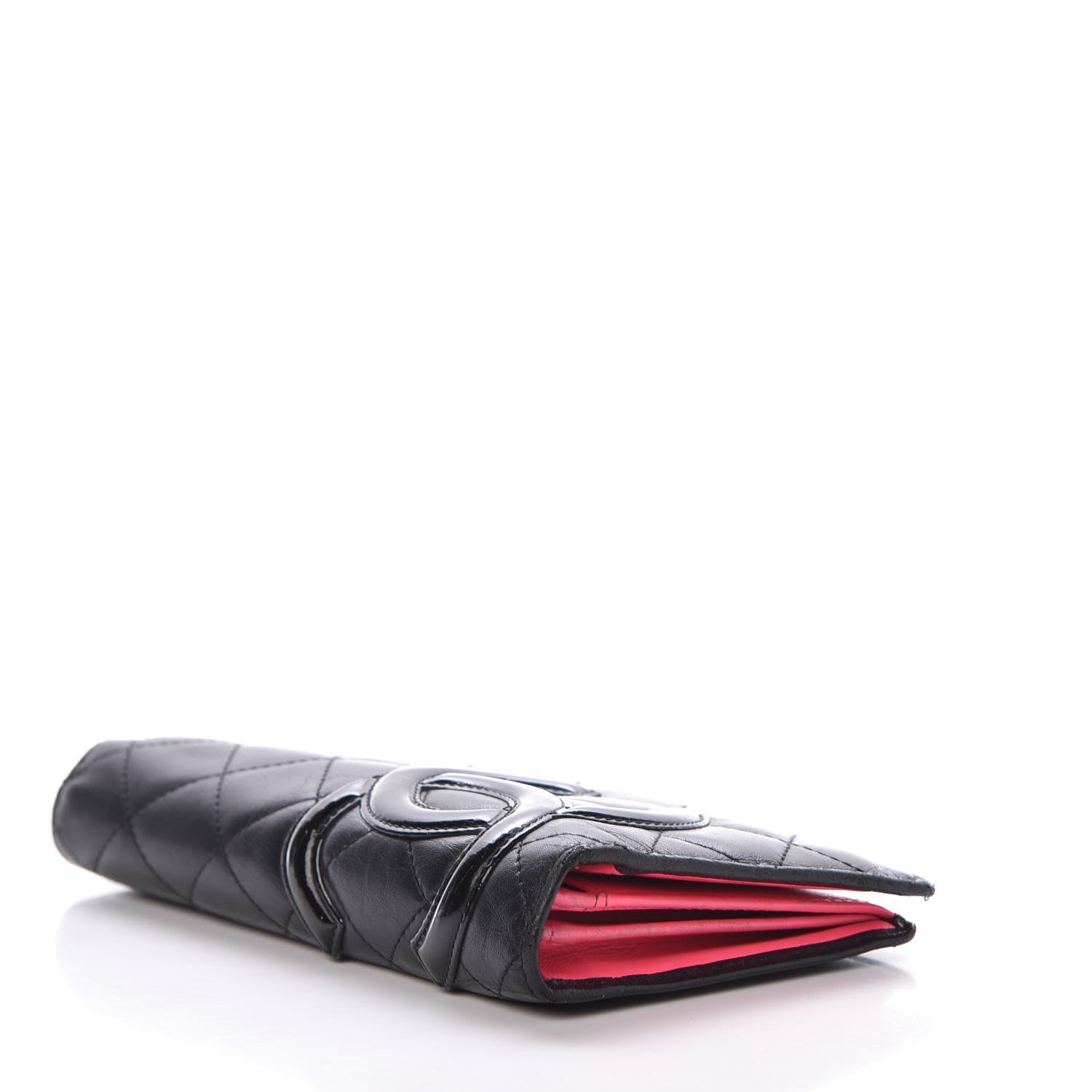 Chanel Calfskin Quilted Cambon Yen Wallet Black 4 of 19