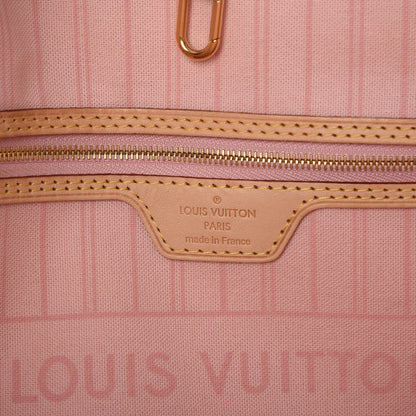Louis Vuitton Damier Azur Neo Neverfull GM Rose Ballerine 6 of 7