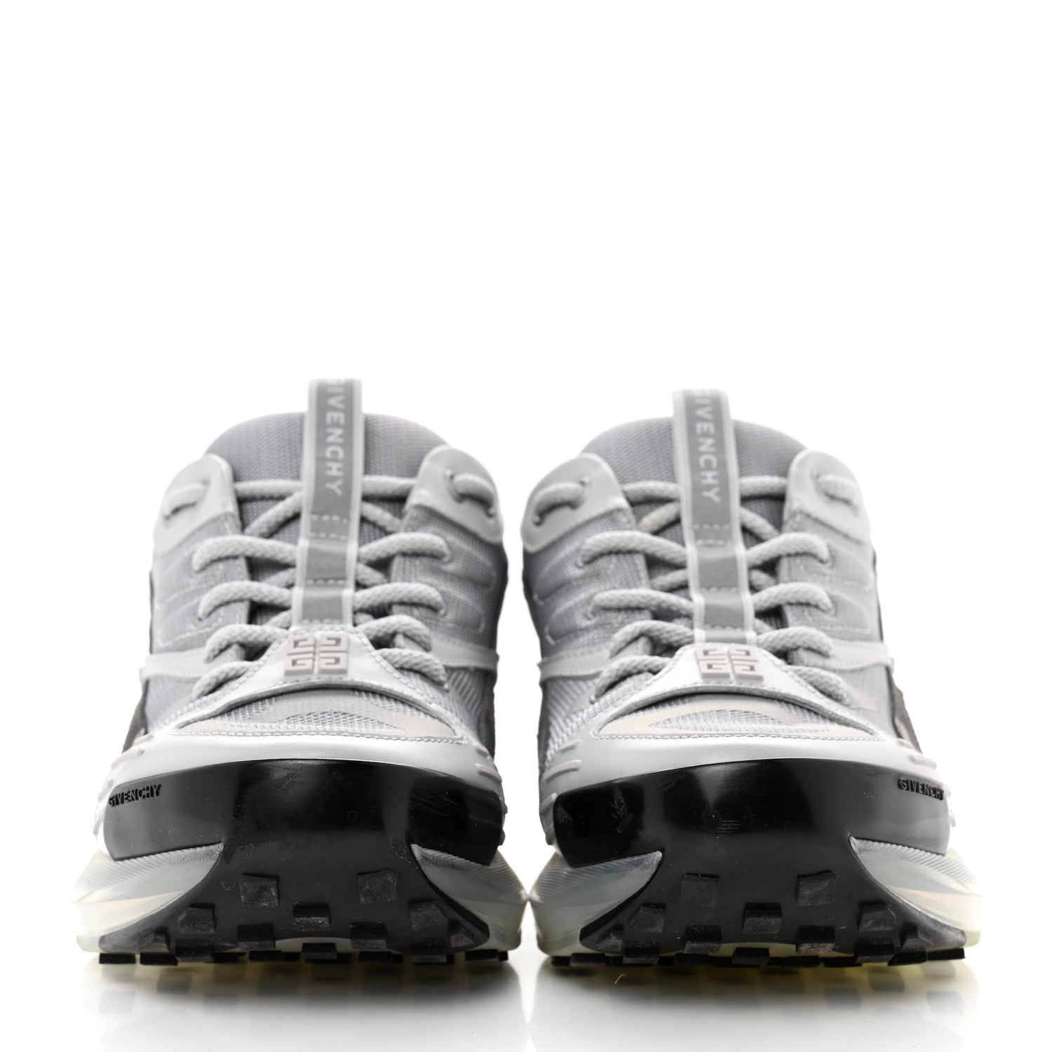Givenchy Calfskin Giv 1 Runner Sneakers 40 Grey 2 of 9