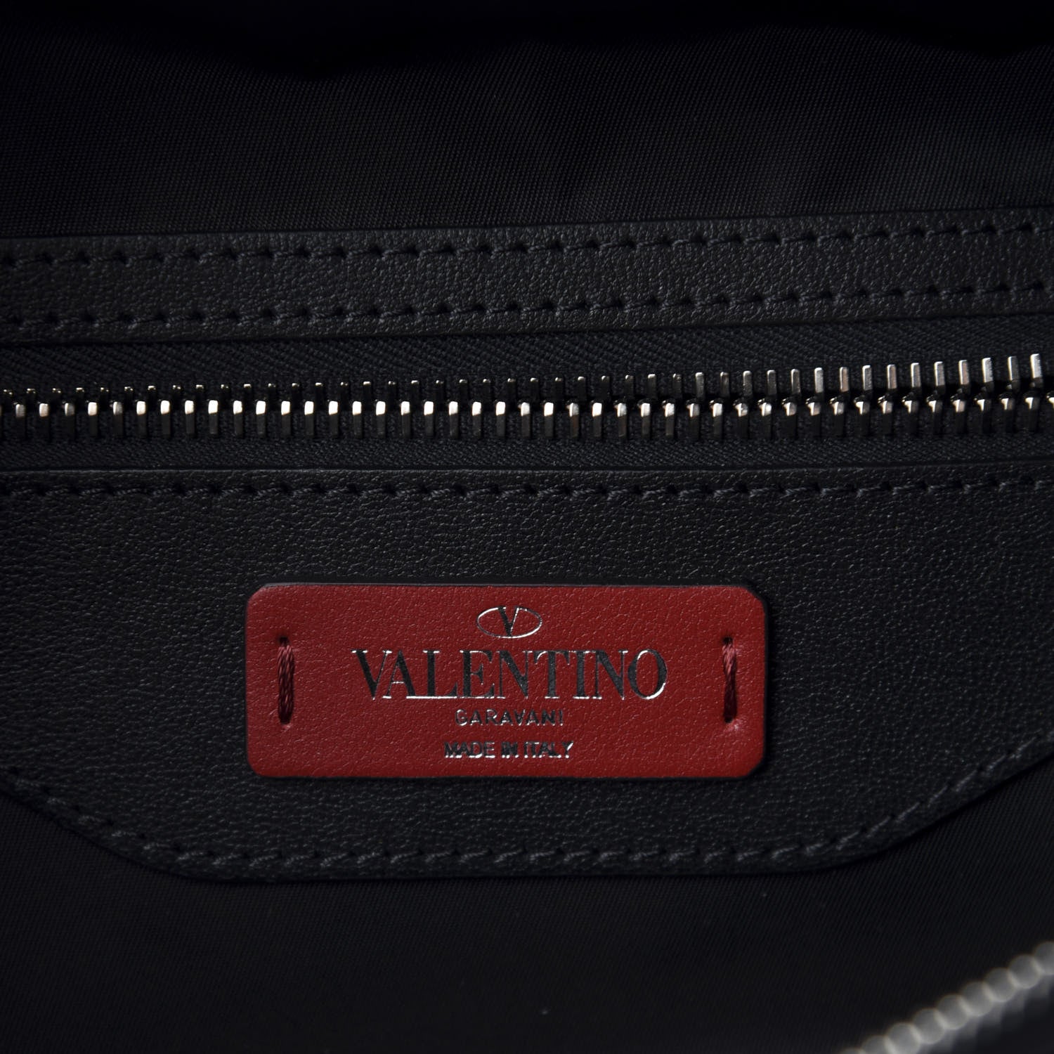 Valentino Garavani Nylon VLTN Rockstud Belt Bag Black 8 of 9