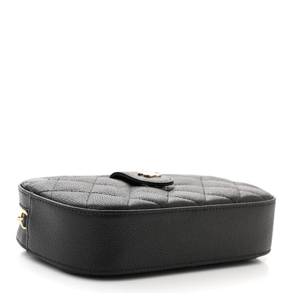 Chanel Caviar Quilted Chain Camera Bag Black 4 of 11