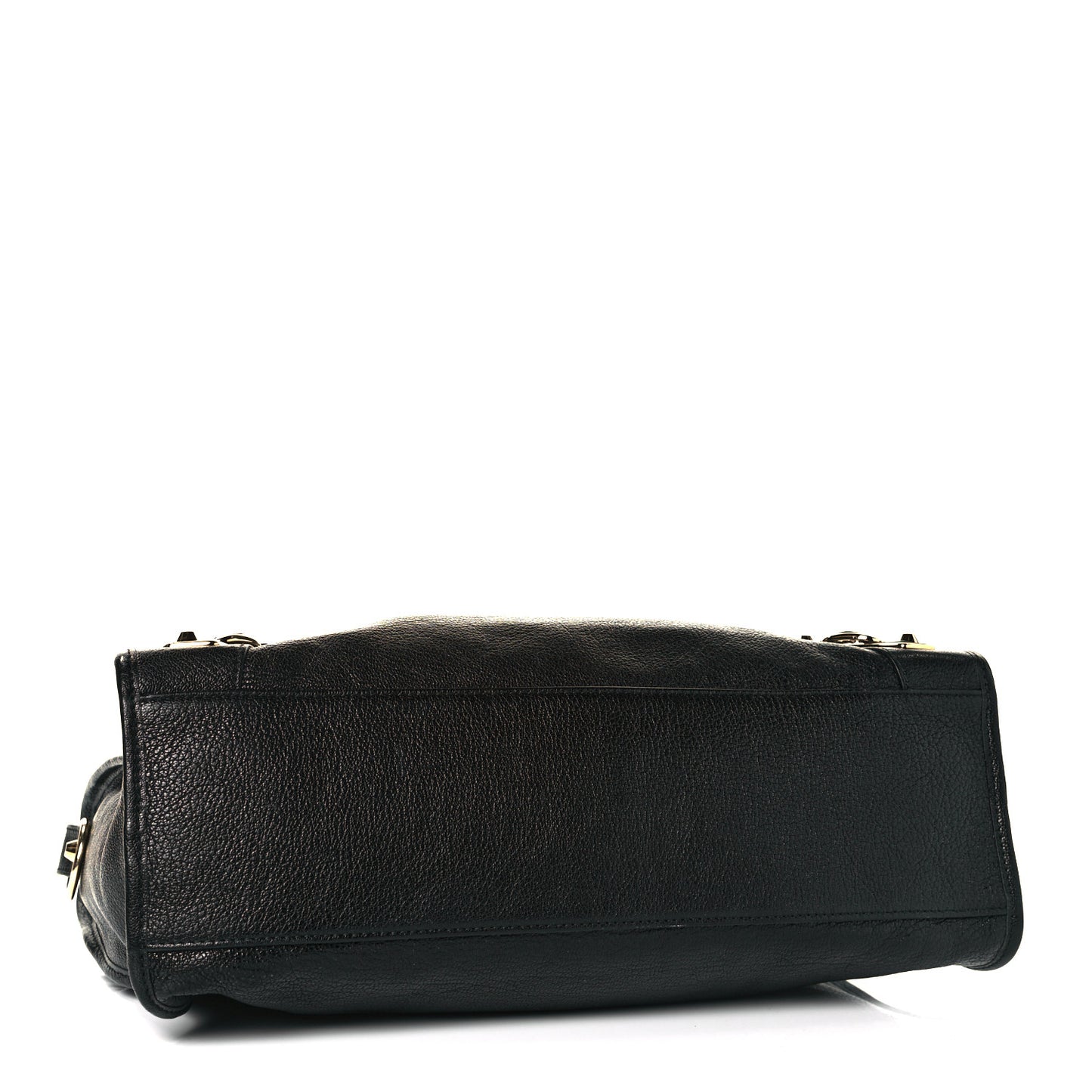 Chevre Gold Metallic Edge Hardware City Black
