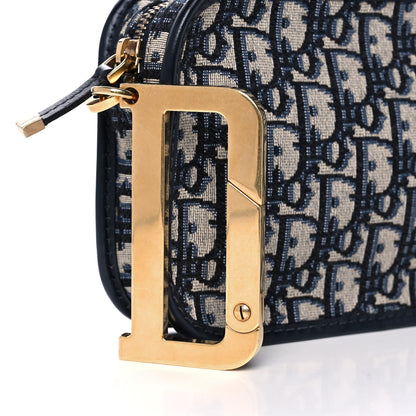 Christian Dior Oblique Diorquake Clutch Blue 8 of 11