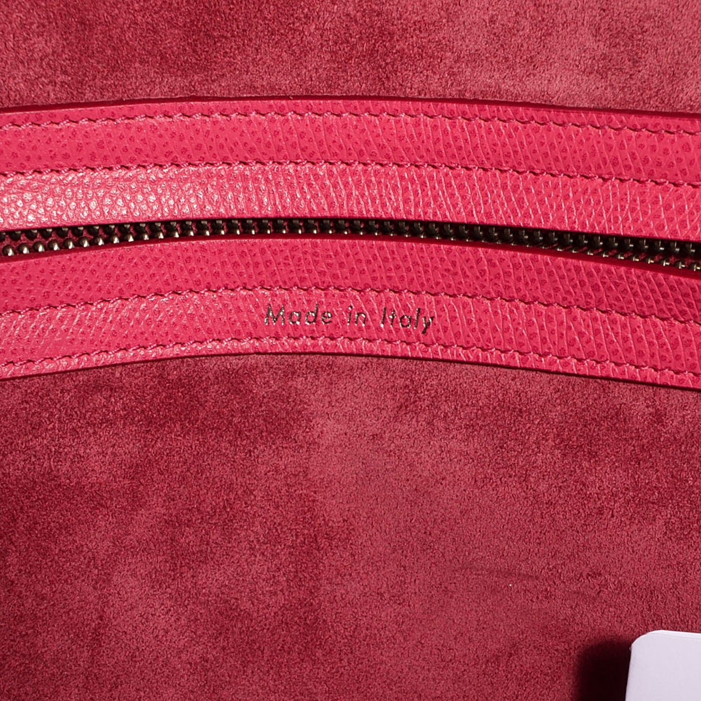 CEINE Grained Calfskin Medium Phantom Luggage Fuchsia