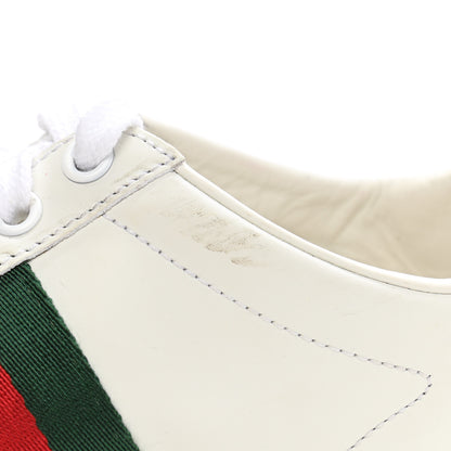 Gucci Calfskin Web Pearl Studded Womens Ace Sneakers 35.5 White 12 of 13