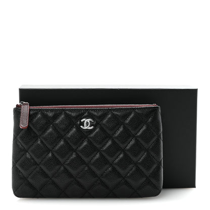 Chanel Caviar Quilted Cosmetic Case Black 8 of 8