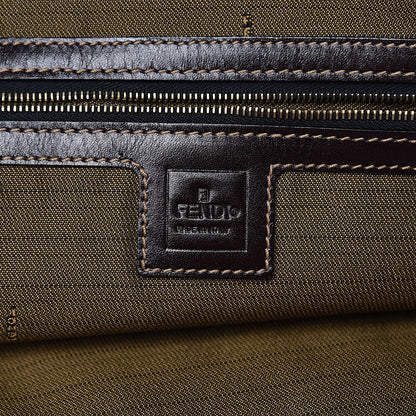 Fendi Zucca Large Zip Tote Tobacco 6 of 9