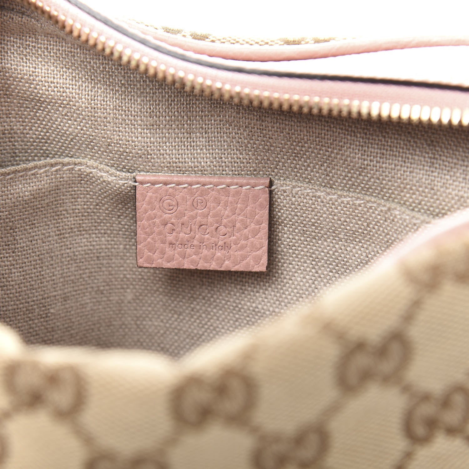 Gucci Monogram Mini Bree Messenger Bag Beige Soft Pink 6 of 11