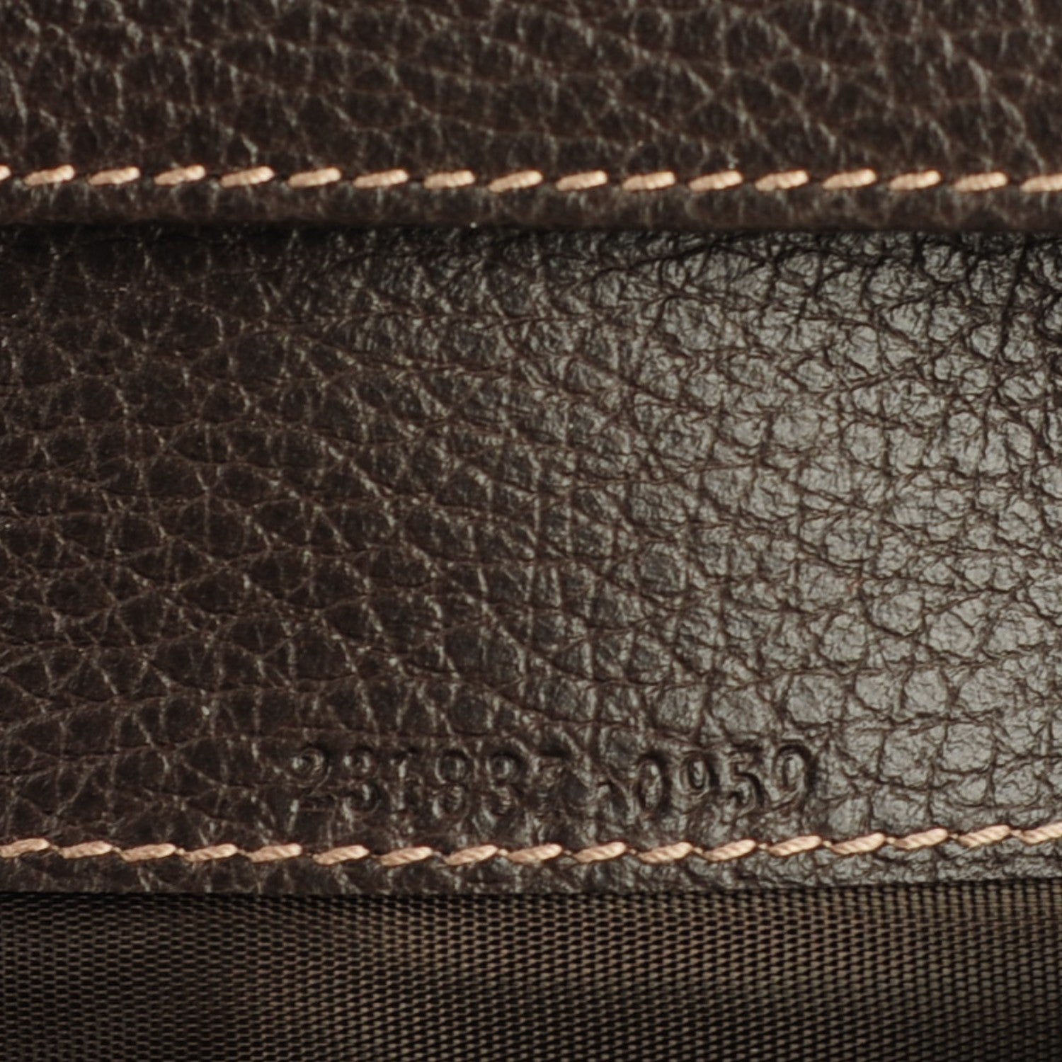 Gucci Crystal Monogram Dollar Calfskin Continental Wallet Beige Ebony Testa di Moro 7 of 7