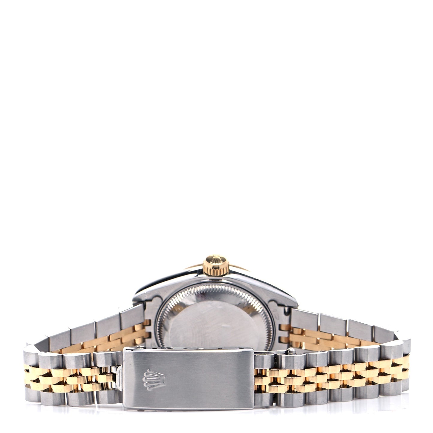 Stainless Steel 18K Yellow Gold 26mm Oyster Perpetual Datejust Watch White Roman 69173