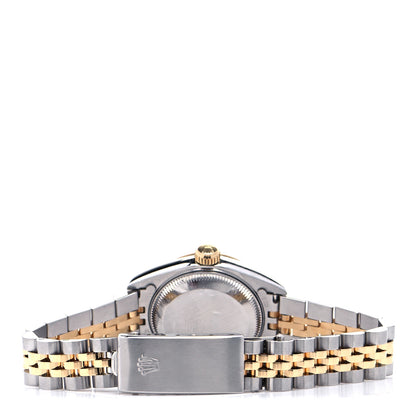 Rolex Stainless Steel 18K Yellow Gold 26mm Oyster Perpetual Datejust Watch White Roman 69173 3 of 4