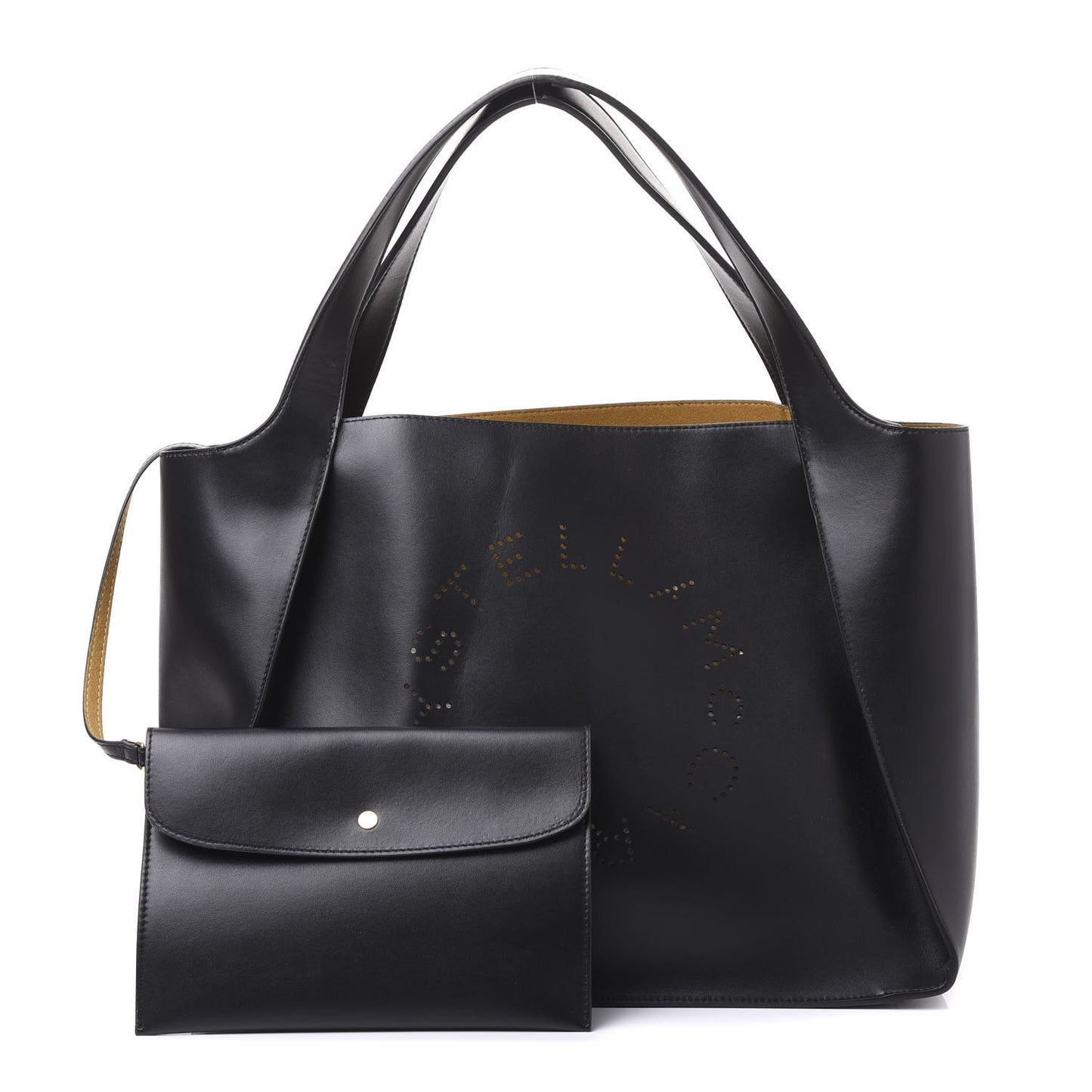 Eco Alter Nappa East West Perforated Tote Black