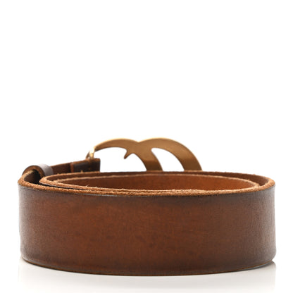 Gucci Faded Calfskin Double G 40mm Belt 80 32 Cuir 2 of 5