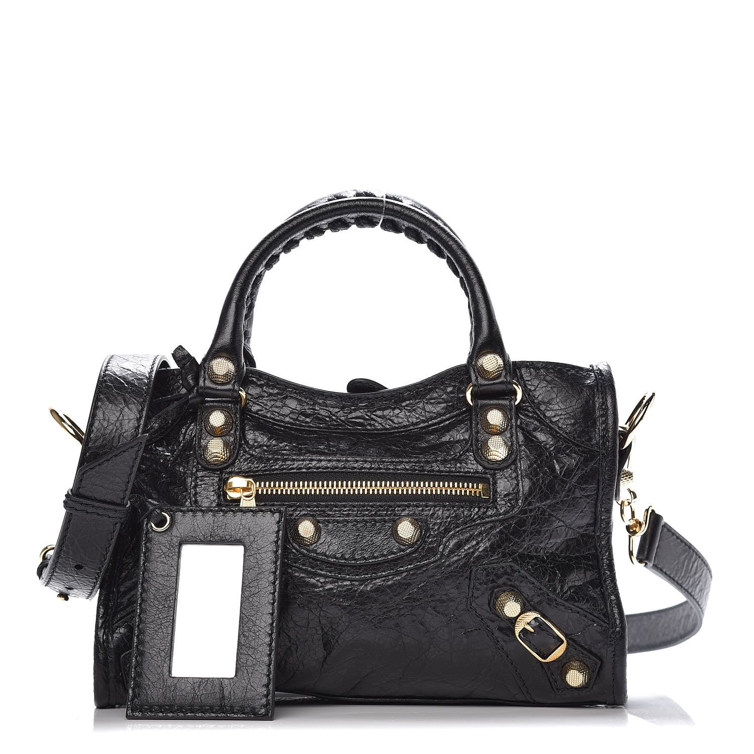 Balenciaga Agneau Giant 12 Gold Hardware Mini City Black 1 of 9