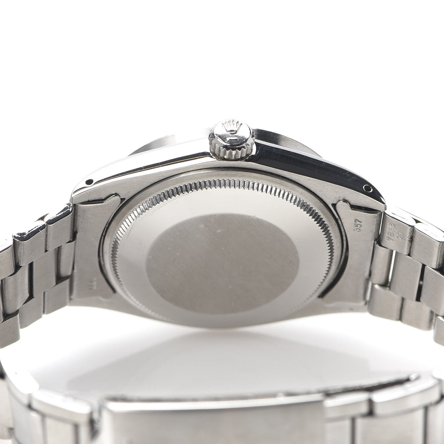 Stainless Steel 34mm Oyster Perpetual Date Watch Brown 1501