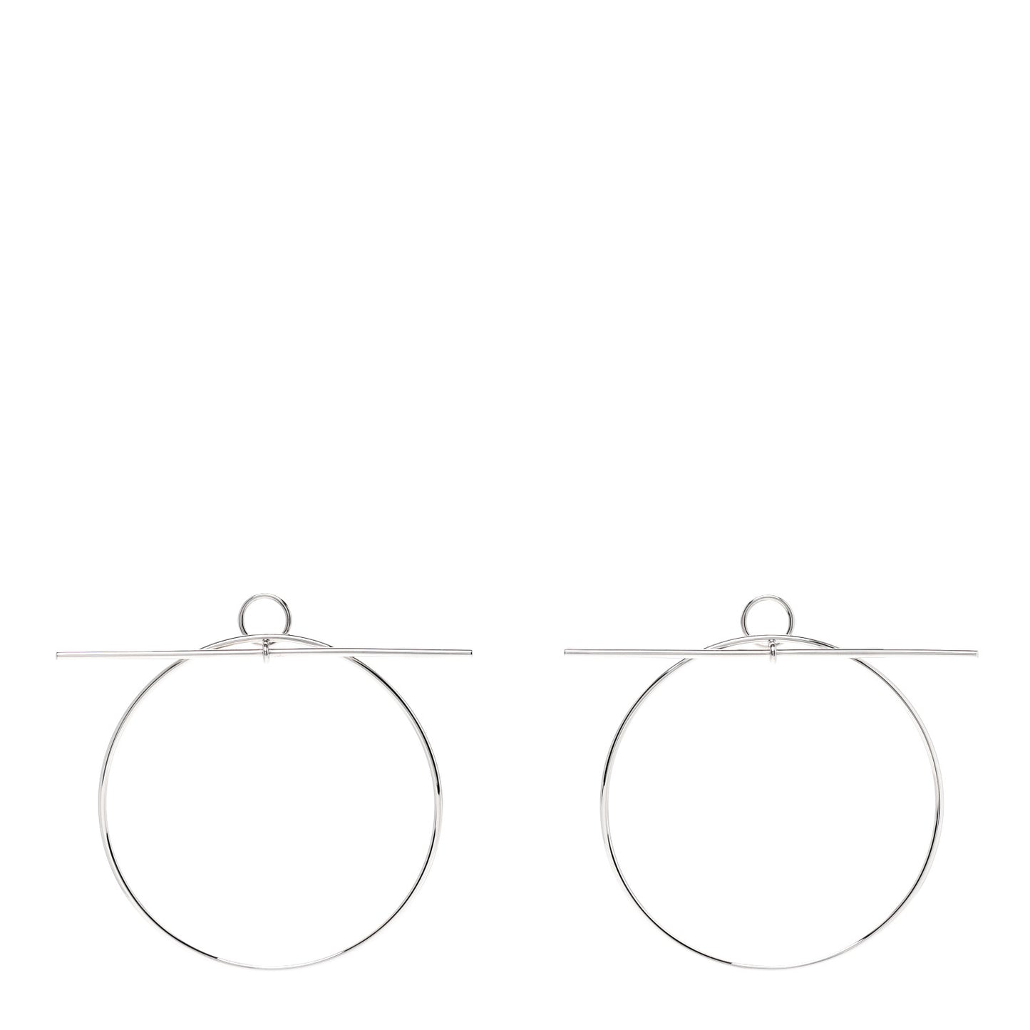 Sterling Silver TGM Loop Earrings