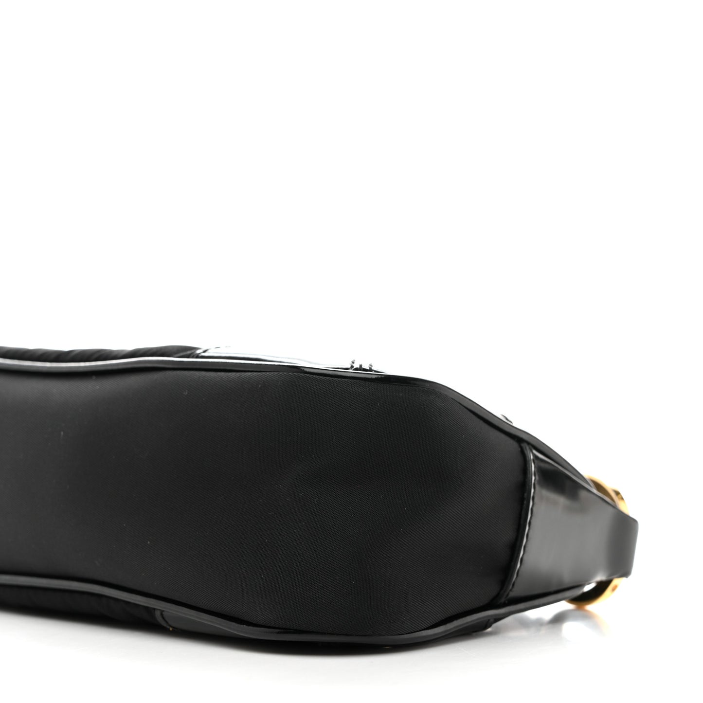 Re-Nylon Spazzolato Re-Edition 2002 Shoulder Bag Black