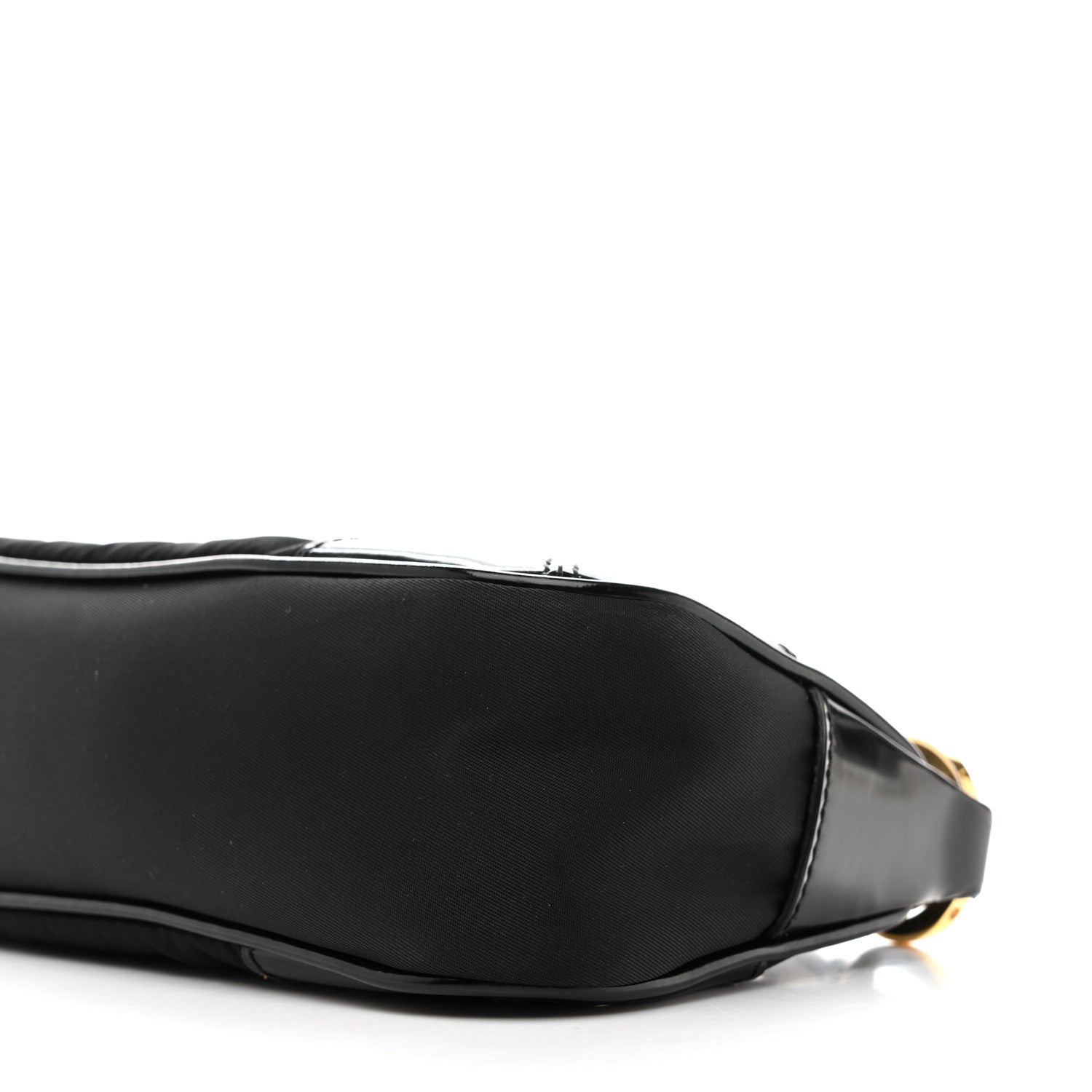 Prada Re-Nylon Spazzolato Re-Edition 2002 Shoulder Bag Black 9 of 10