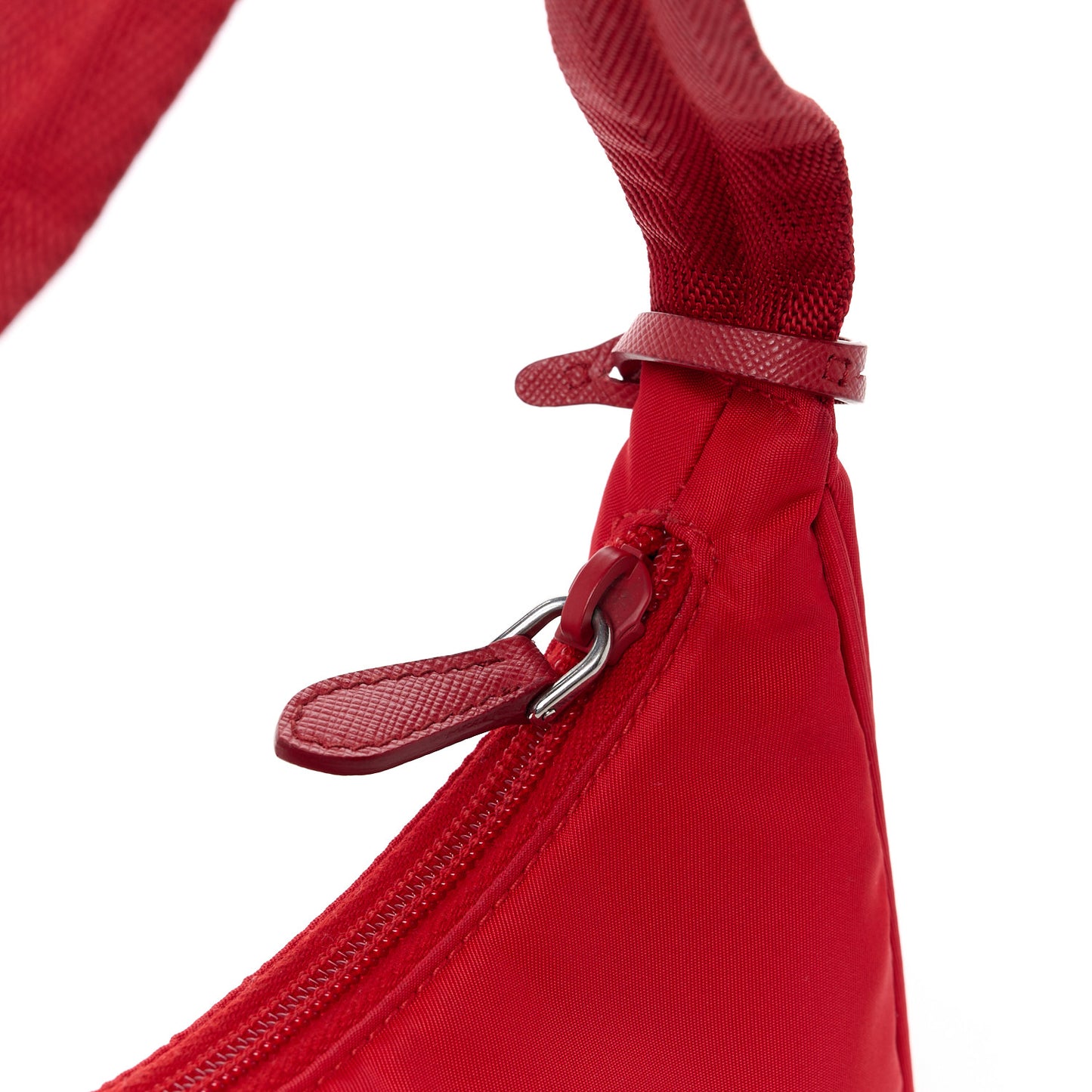 Tessuto Nylon Mini Re-Edition 2000 Bag Rosso