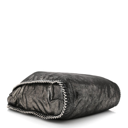 Stella McCartney Metallic Shaggy Deer Big Falabella Tote Black 5 of 12