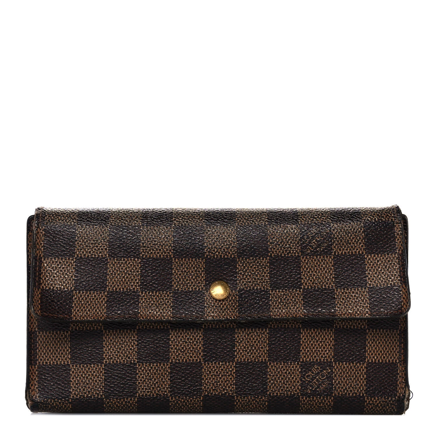 Louis Vuitton Damier Ebene Porte Tresor International Wallet 1 of 12