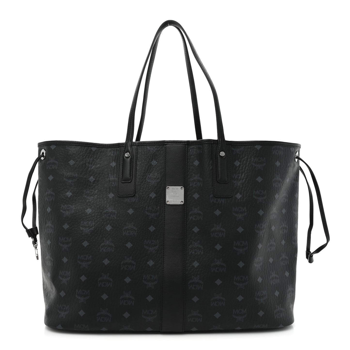 Visetos Large Liz Reversible Shopper Tote Black
