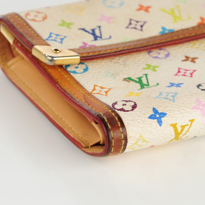 Louis Vuitton Monogram Multicolor Porte Tresor International Wallet White 11 of 14