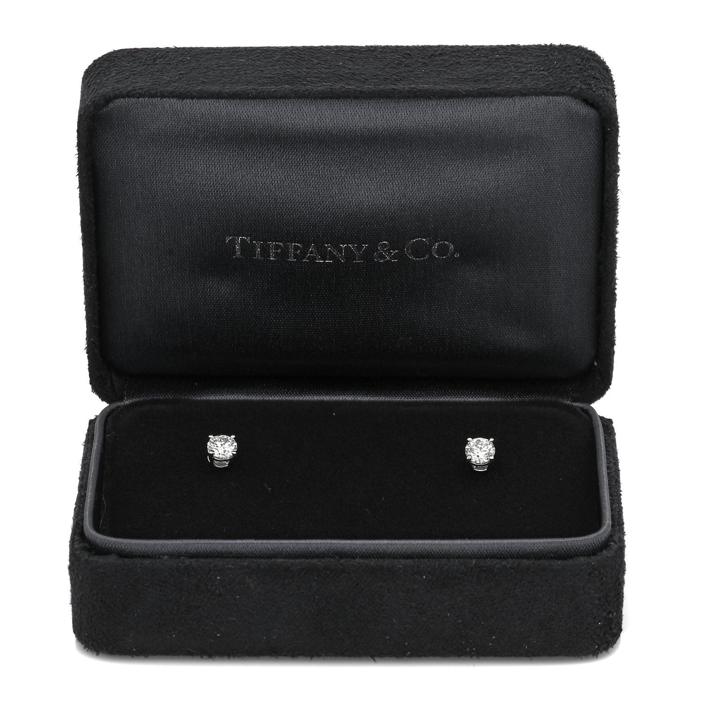 Platinum Diamond .60ctw Solitaire Earrings