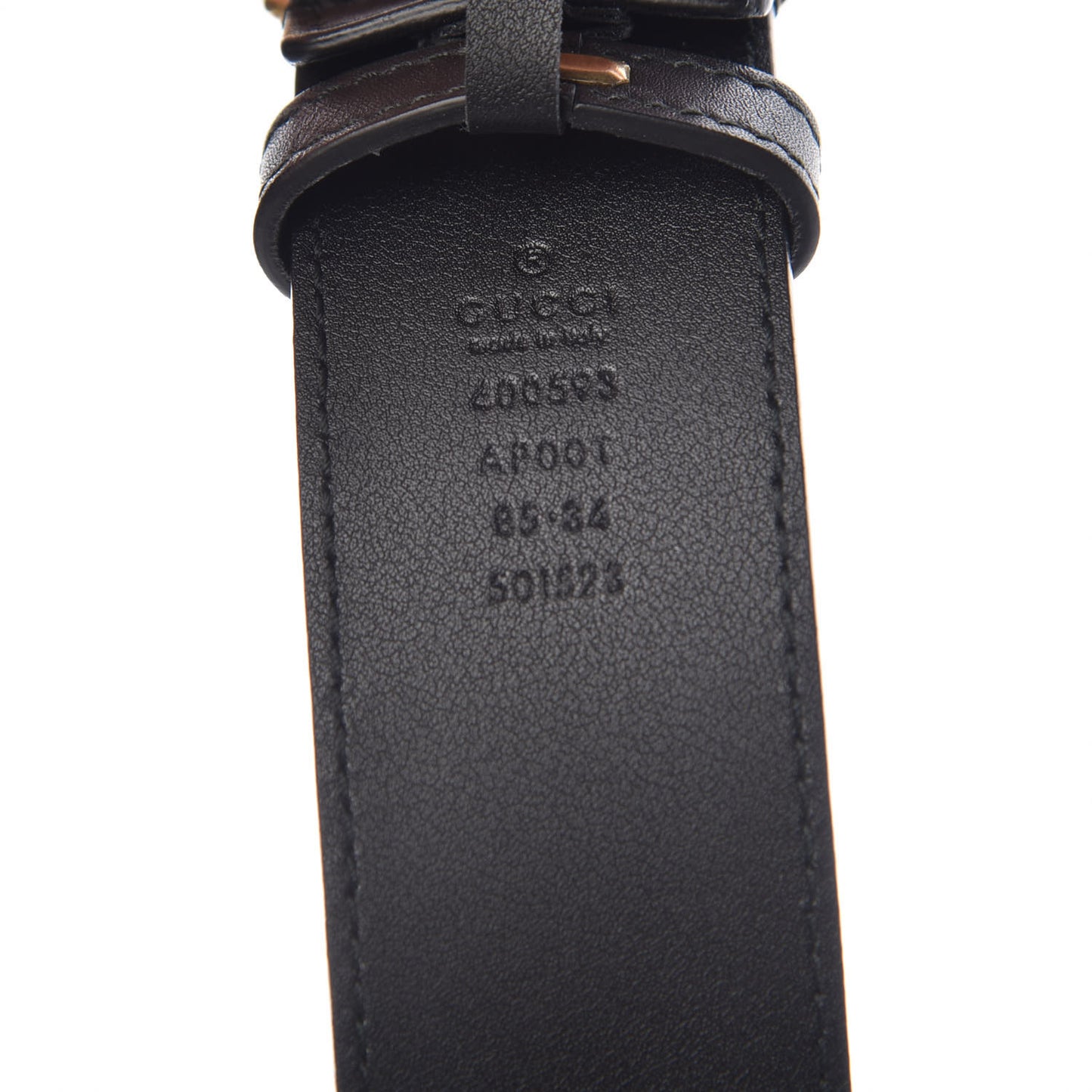 Calfskin Double G 40mm Belt 85 34 Black