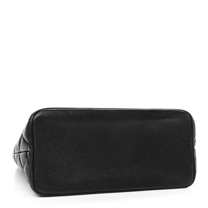 Chanel Caviar Quilted Medallion Tote Black 4 of 9