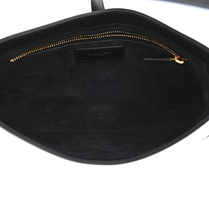 Saint Laurent Smooth Calfskin Le 5 A 7 Hobo Black 5 of 10