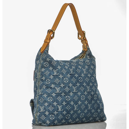 Louis Vuitton Denim Baggy GM Blue 3 of 8