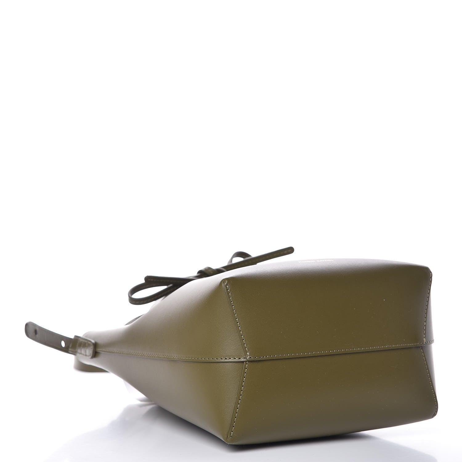 Mansur Gavriel Calfskin Mini Bucket Bag Olive 4 of 7