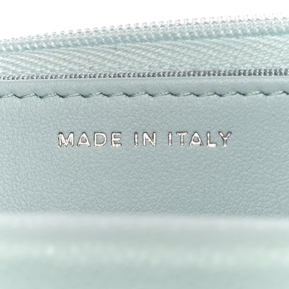 Chanel Caviar Quilted Wallet On Chain WOC Light Blue 7 of 12